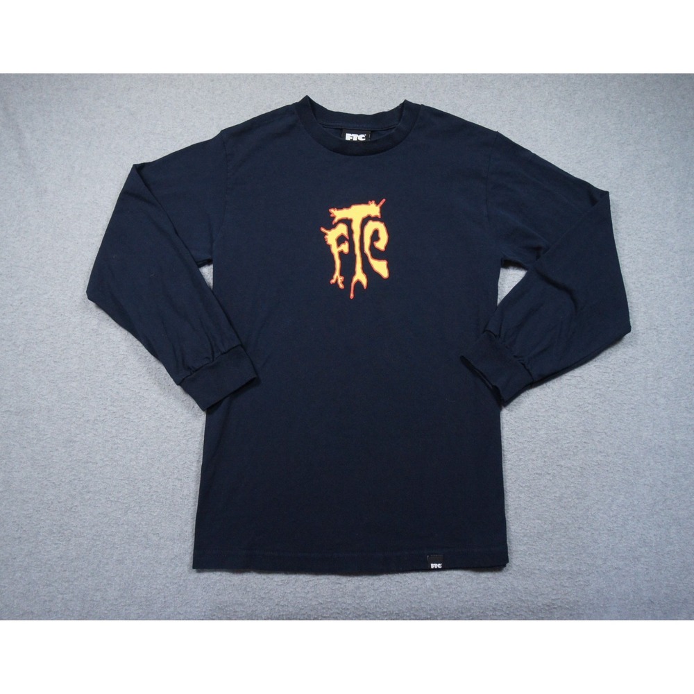FTC Shirt Mens Small Blue For The City San Francisco Streetwear Skateboard